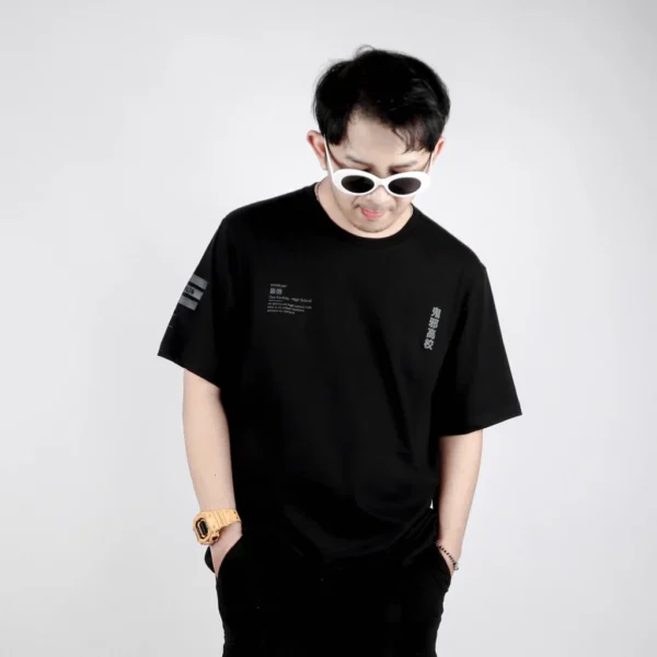 kr t shirt black oya gakusei