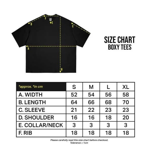 tartarus | baju kaos | t shirt | boxy tee blink