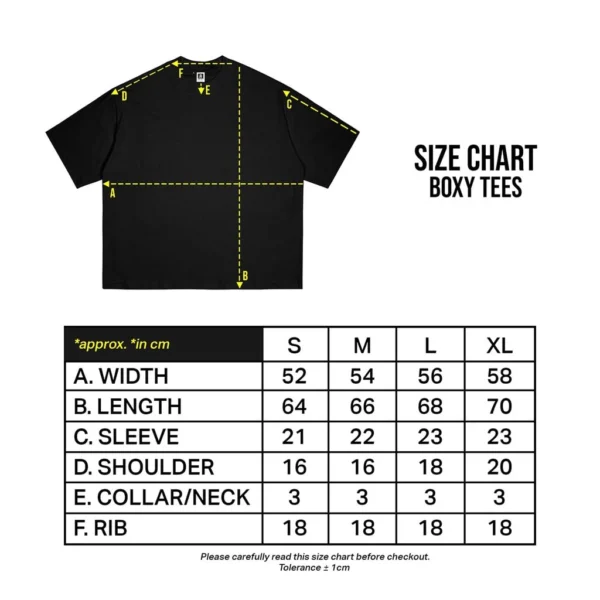 tartarus | baju kaos | t shirt | boxy tee shall