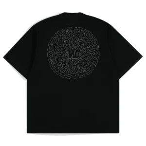w club oversize t shirt blaze black
