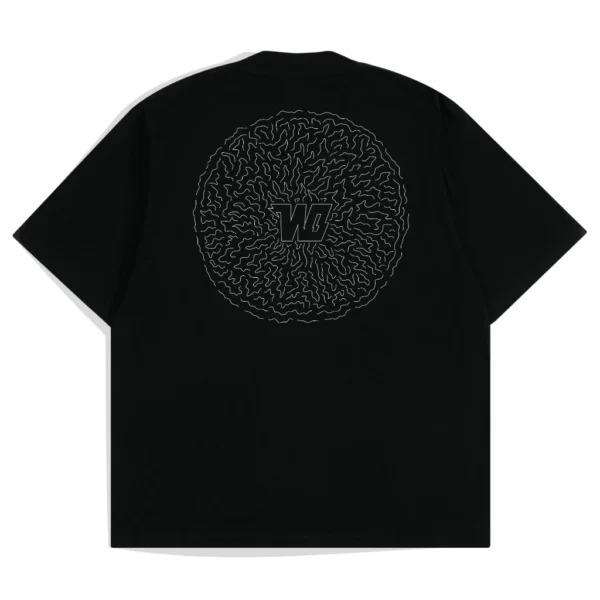 w club oversize t shirt blaze black