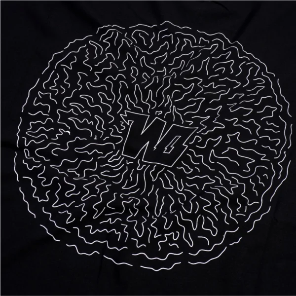 w club oversize t shirt blaze black